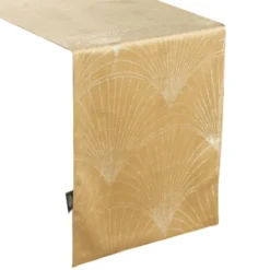 Bieżnik 35 x 140 Dekoracyjny Velvet Blink14 Złoty