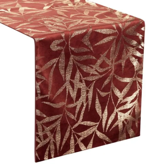 Bieżnik 35 x 140 Dekoracyjny Velvet Blink15 Cegla
