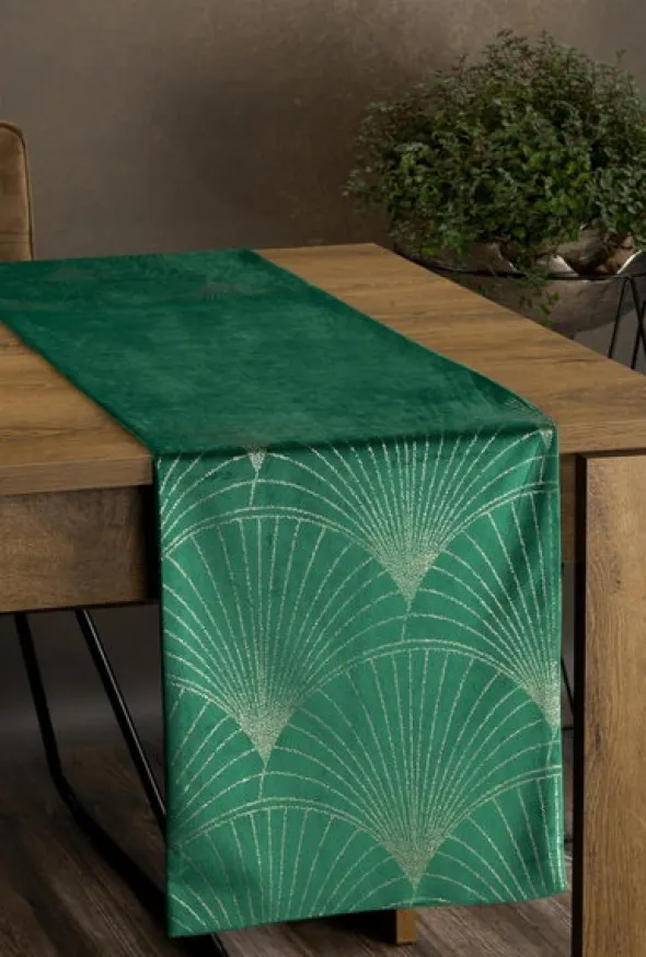 Bieżnik 35 x 220 Dekoracyjny Velvet Blink14 C. Zie