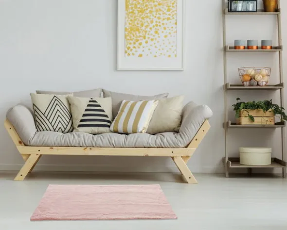 Dywan 60 x 90 Miękki Pluszowy Futerkowy Rabbit 103