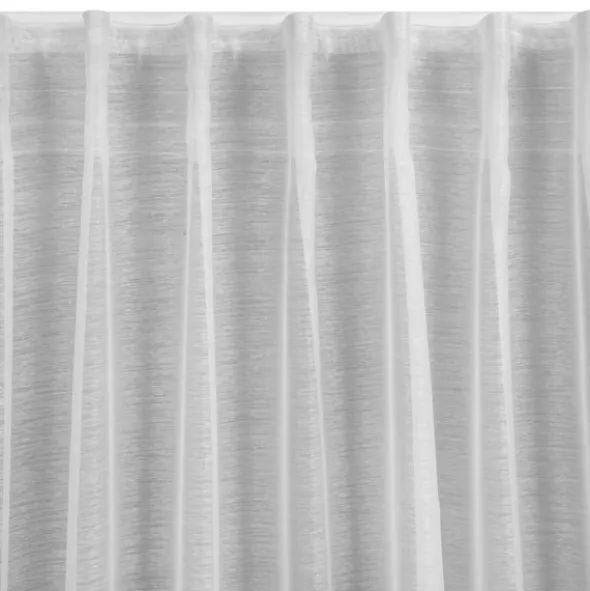 Firana Dekoracyjna Belissa 140 x 300 Taśma Biały