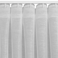 Firana Dekoracyjna Belissa 140 x 300 Taśma Biały