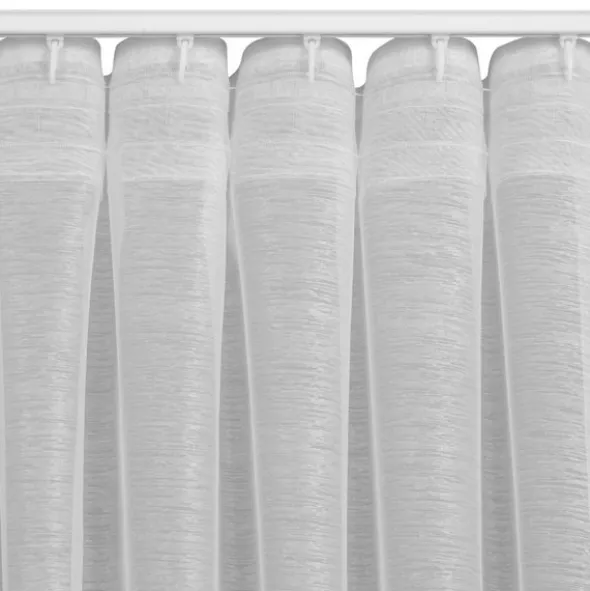 Firana Dekoracyjna Belissa 140 x 300 Taśma Biały