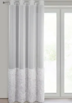 Firana 140 x 250 Dekoracyjna Gotowa Margaret2 Sreb