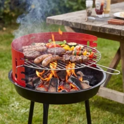 Grill Węglowy Okrągły Turystyczny Ruszt Gardo