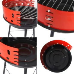 Grill Węglowy Okrągły Turystyczny Ruszt Gardo