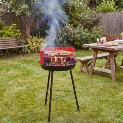 Grill Węglowy Okrągły Turystyczny Ruszt Gardo
