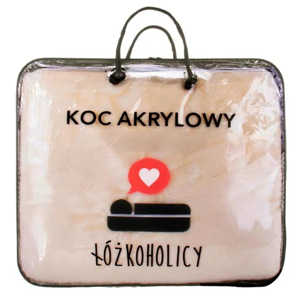 Koc 130 x 170 Akrylowy Jednolity Ciepły Yasemin 01