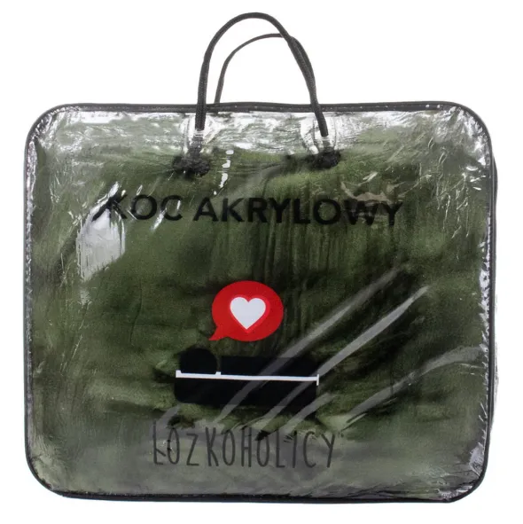 Koc 200 x 220 Akrylowy Jednolity Ciepły Yasemin 10