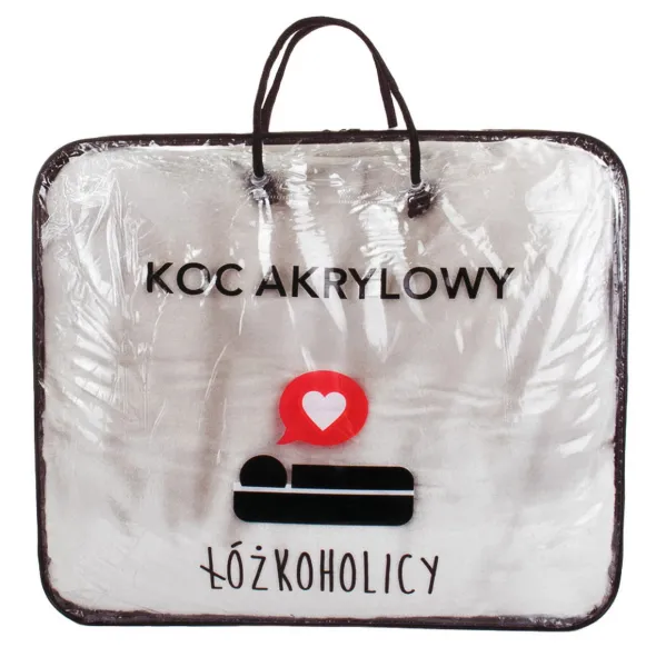 Koc 130 x 170 Akrylowy Jednolity Ciepły Yasemin 07
