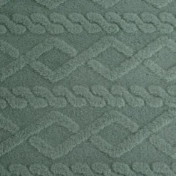 Koc 200 x 220 Design Mikrofibra Warkocz Mięta