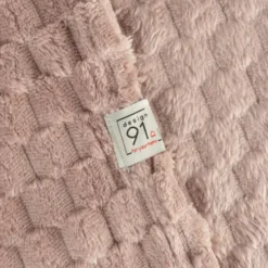 Koc 70 x 160 Flanelowy Design Cindy6 Mocha