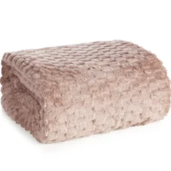 Koc 200 x 220 Flanelowy Design Cindy6 Mocha