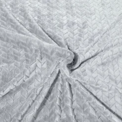 Koc 170 x 210 Mikrofibra Design Cindy Srebrny