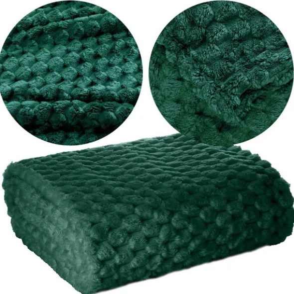 Koc 200 x 220 Mikrofibra Design Cindy6 C.Zieleń
