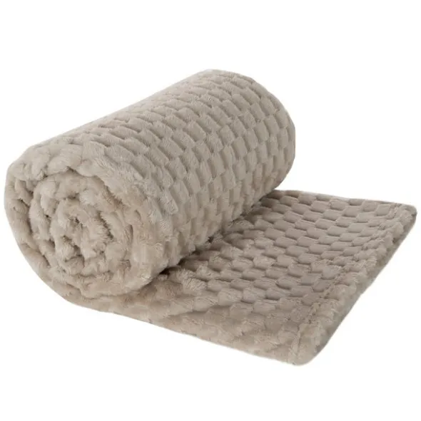 Koc 150 x 200 Mikrofibra Design Cindy6 Beż