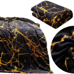Koc 160 x 200 Mikrofibra Gładka Inger 15