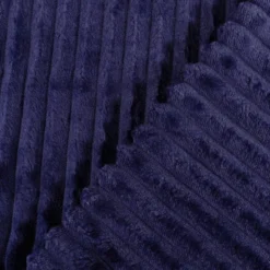 Koc 160 x 200 Mikrofibra Tłoczona Ardea Pasy 03
