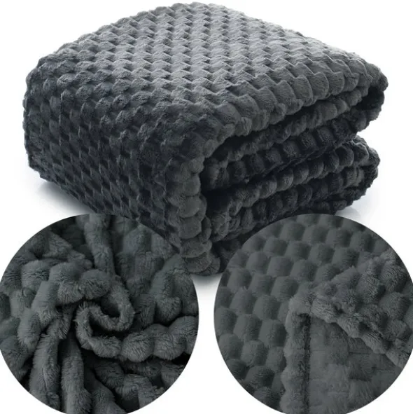 Koc 200 x 220 Mikrofibra Tłoczona Cristián 02