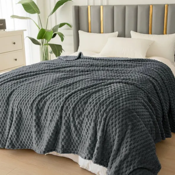 Koc 200 x 220 Mikrofibra Tłoczona Cristián 02
