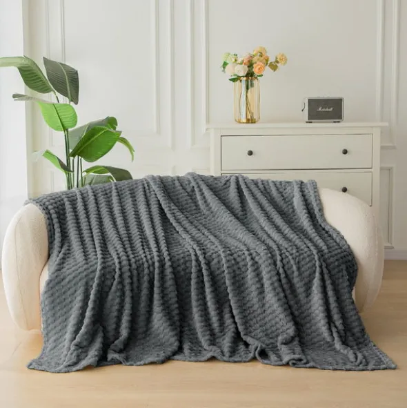 Koc 200 x 220 Mikrofibra Tłoczona Cristián 02