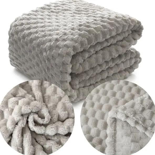 Koc 200 x 220 Mikrofibra Tłoczona Cristián 03