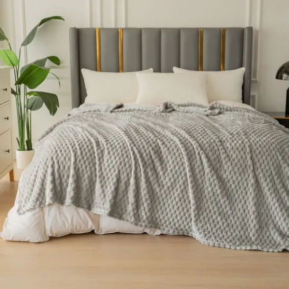 Koc 200 x 220 Mikrofibra Tłoczona Cristián 03