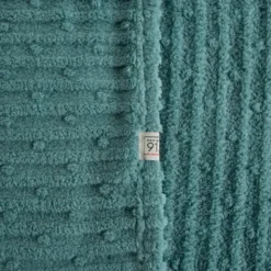 Koc 200 x 220 Mikrofibra Tłoczona Lisa Mięta