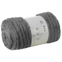 Koc 150 x 200 Mikrofibra Tłoczona Lisa Stal