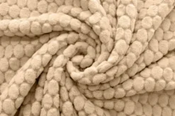 Koc 160 x 200 Mikrofibra Tłoczona Pluszowa Ala Koła 3D 07