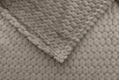 Koc 200 x 220 Mikrofibra Tłoczona Pluszowa Ala Koła 3D 03