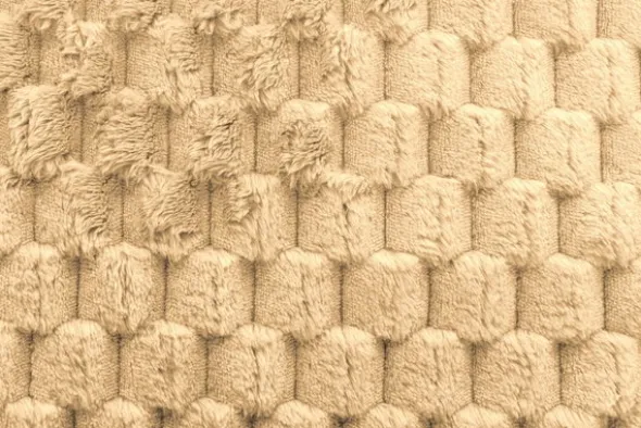 Koc 200 x 220 Mikrofibra Tłoczona Pluszowa Ala Plastry 3D 04