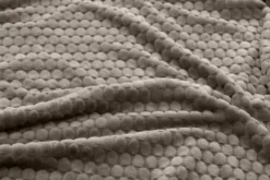 Koc 160 x 200 Mikrofibra Tłoczona Pluszowa Ala Koła 3D 03