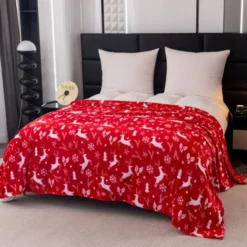Koc 200 x 220 Mikrofibra Świąteczna Donato 05