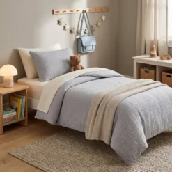 Koc 100 x 140 Muślinowy Dziecięcy Bawełna Velia 07