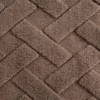 Koc 200 x 220 Pluszowy Jodełka Caro C.Beż