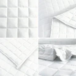 Kołdra 100x140 Obciążeniowa Sensoryczna dla Dzieci Biała Nel2 1 kg