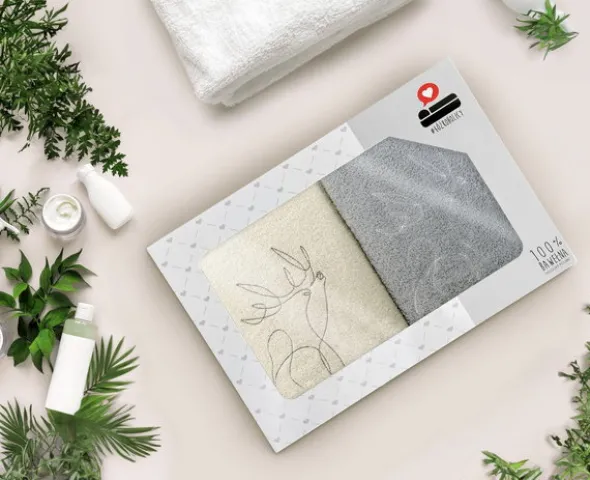 Komplet Ręczników 2szt. 50x100 Luba 17