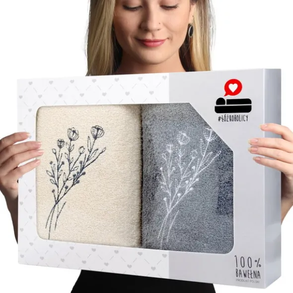 Komplet Ręczników 2szt. 70x140 Luba 02