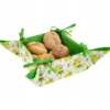 Koszyk 23 x 23 x 7 na Pieczywo Bawełna Lemon