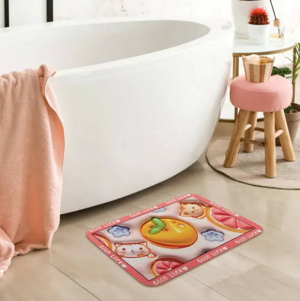 Mata łazienkowa 3D Antypoślizgowa Chłonna Magic 41