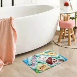 Mata łazienkowa 3D Antypoślizgowa Chłonna Magic 16