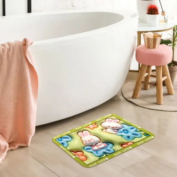 Mata łazienkowa 3D Antypoślizgowa Chłonna Magic 04