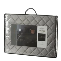 Narzuta 170 x 210 Dekoracyjna Lori Srebrny