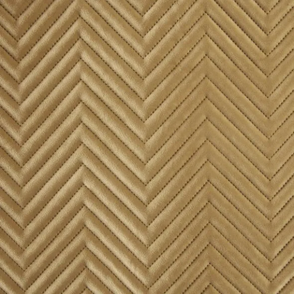 Narzuta 230 x 260 Dekoracyjna Welurowa Sofia Miód