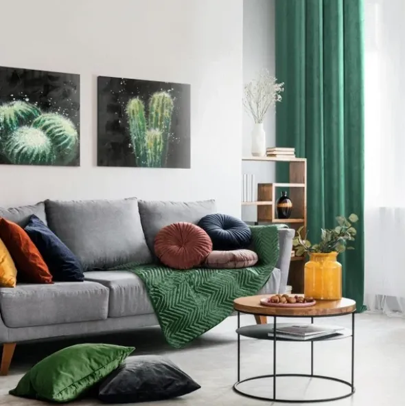 Narzuta 230 x 260 Dekoracyjna Welurowa Sofia C. Ziel