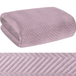 Narzuta 220 x 240 Dekoracyjna Welurowa Sofia Puder1