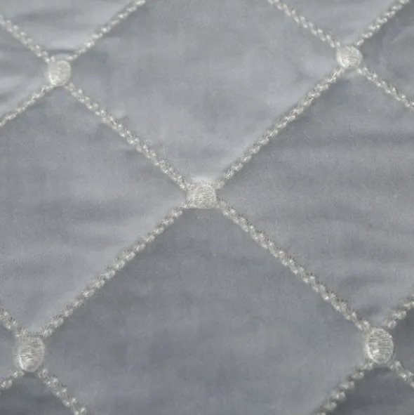 Narzuta 220 x 240 Dekoracyjna Welurowa Amareta Srebrna
