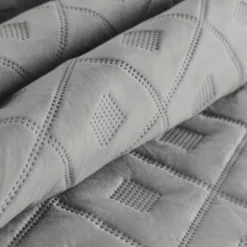 Narzuta 220 x 240 Design Pikowana Alara6 Srebrny