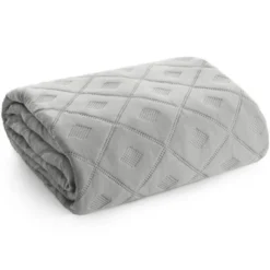 Narzuta 220 x 240 Design Pikowana Alara6 Srebrny